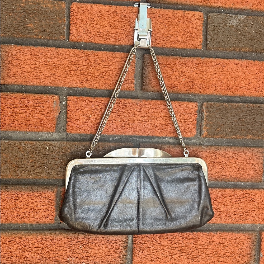 HOBO Floral Interior Clutch with Silver Accents